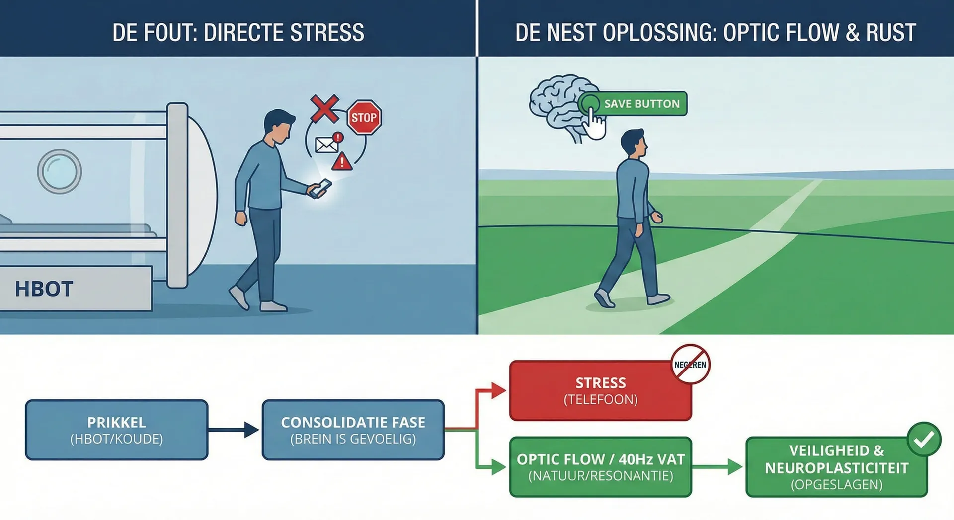 The Save Button: Waarom Rust na Zuurstof Essentieel is